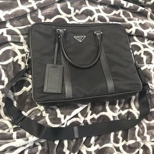 🚫SOLD🚫 AUTHENTIC PRADA BLACK BRIEFCASE